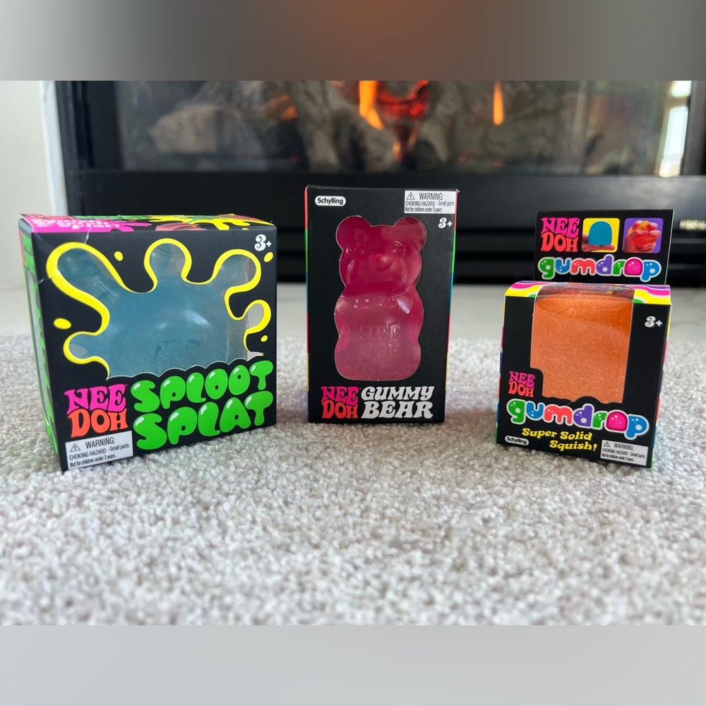 NeeDoh Gumdrop, Gummy Bear & Sploot Splat